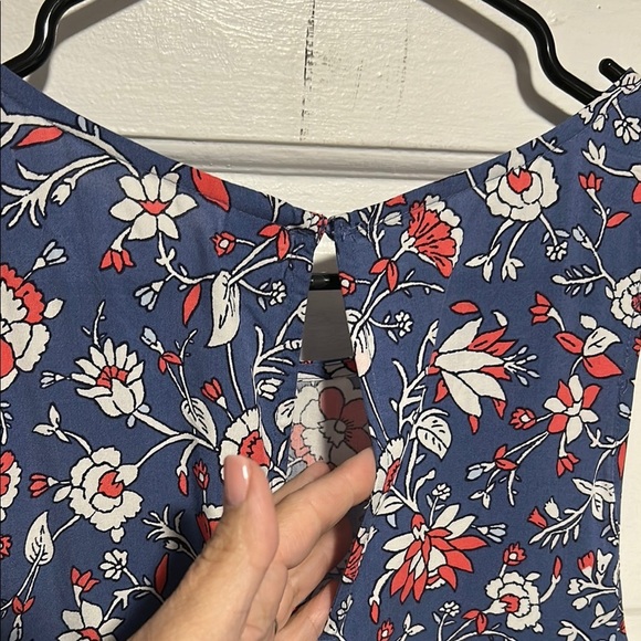 Old Navy Floral Sleeveless Blue Dress - Picture 5 of 9